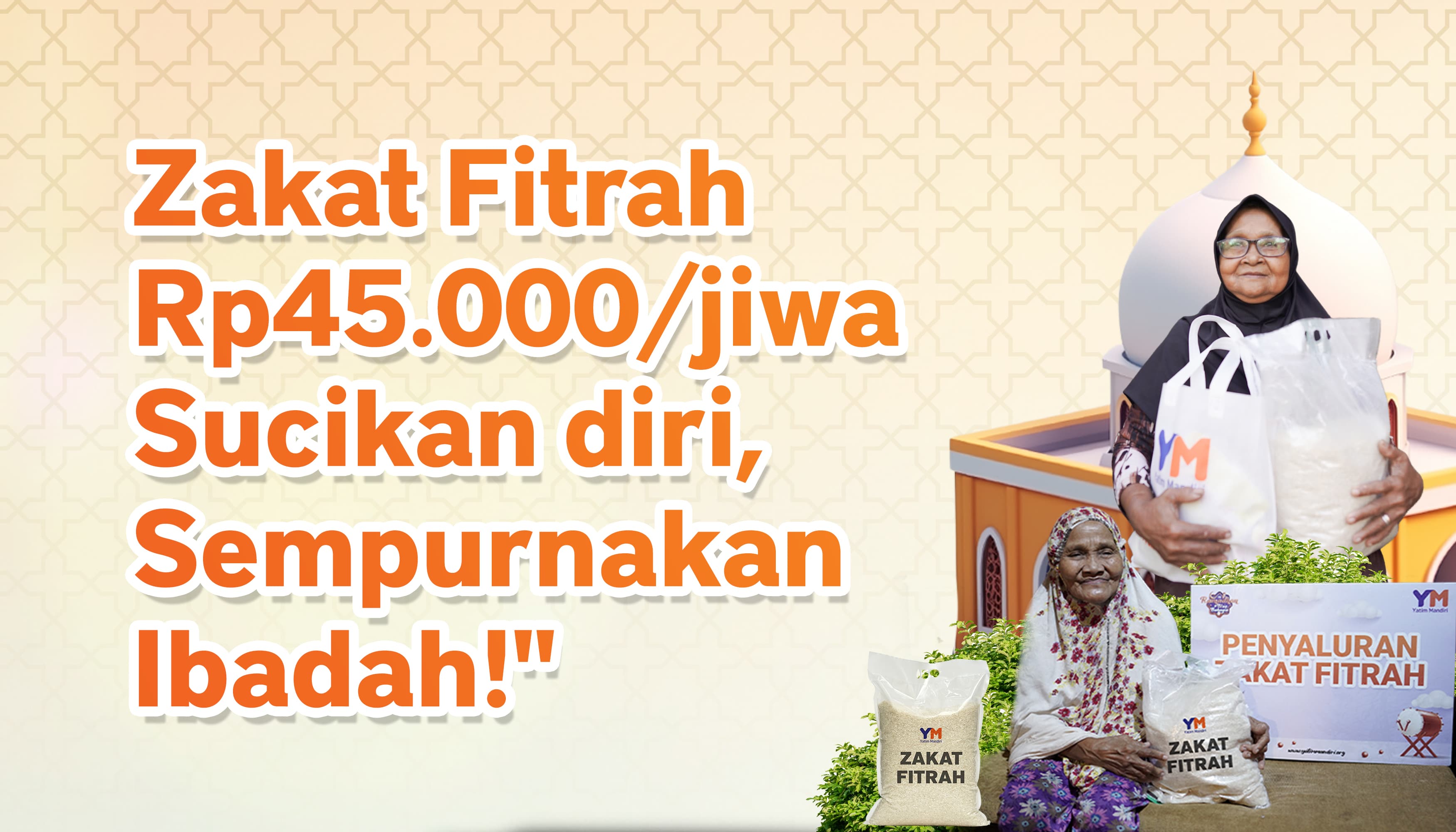 Bayar Zakat Fitrah - Sucikan Jiwa Sempurnakan Ibadah