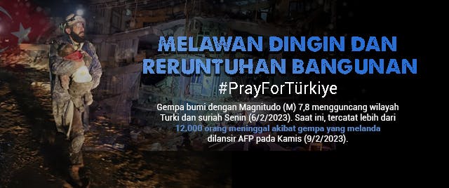 Darurat! Bantu Korban Gempa Turki